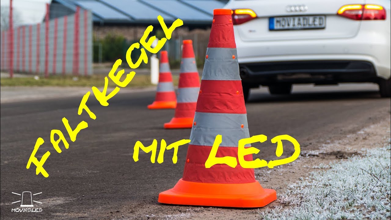 Dönges Faltleitkegel 20M Pro 50cm LED