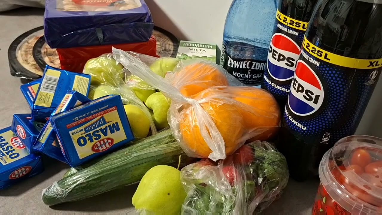 Распаковка продуктов, обоз цен ПОЛЬША. Закупка мужа и дочери пока я на работе.