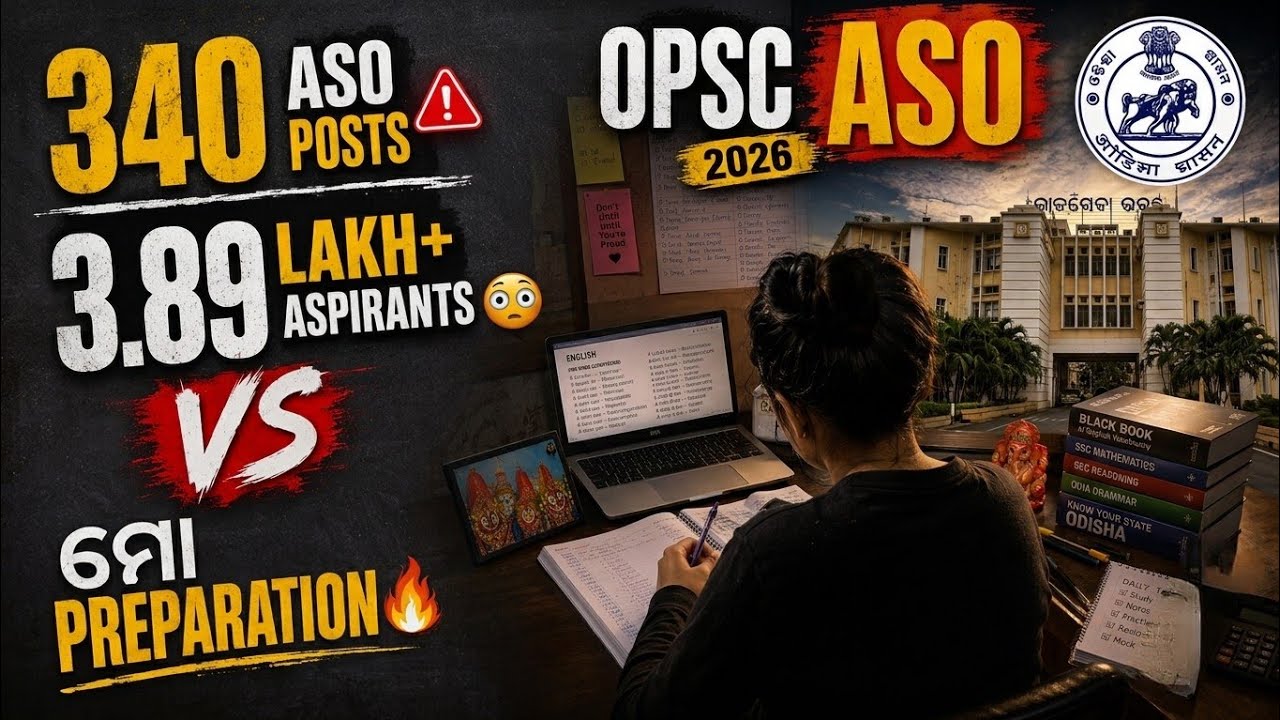 OPSC ASO 🎯| OSSC CHSL Exam date 📅| Study Group 🫂 #ossc #cgl #chsl #aso 