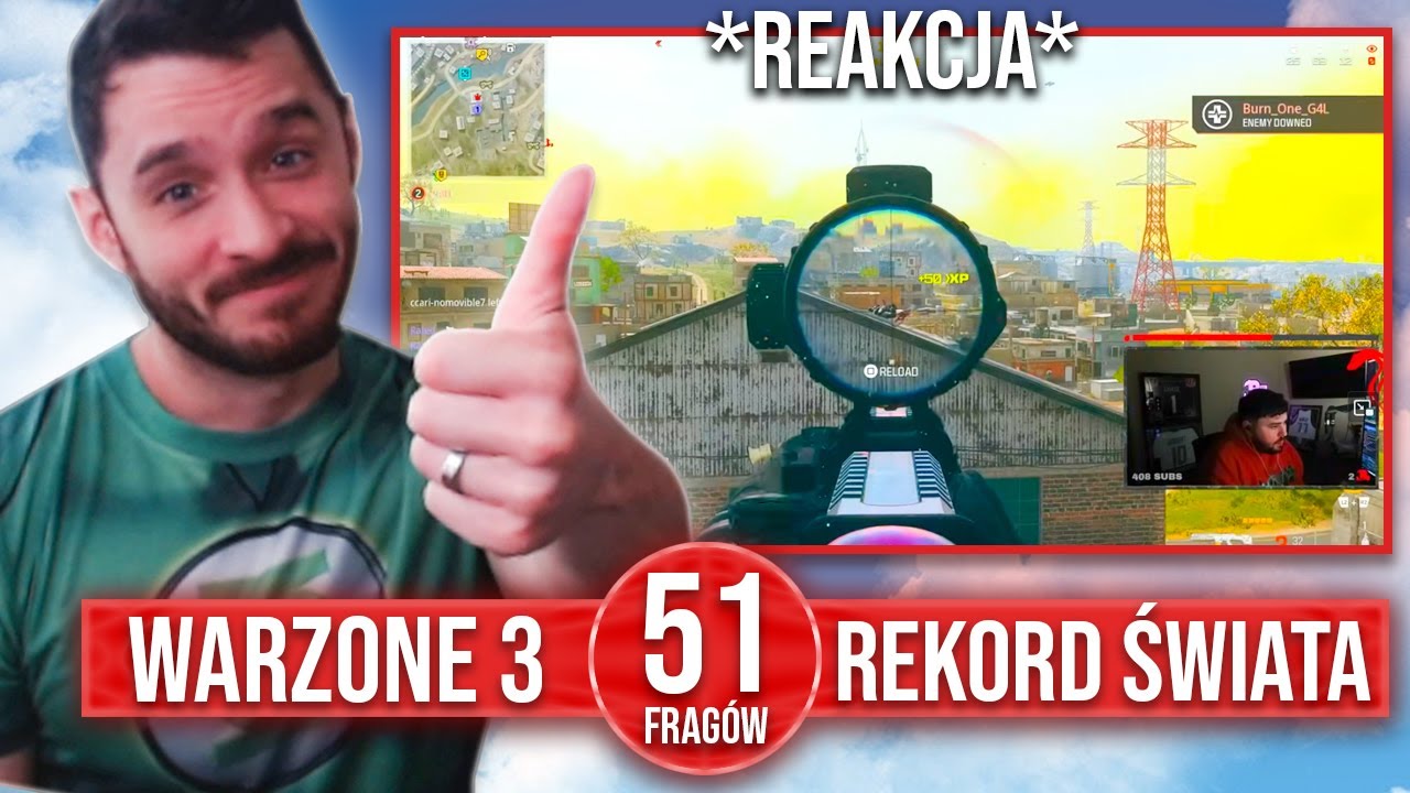 Reakcja na REKORD ŚWIATA - 51 KILI (RATED) Solo vs Czwórki