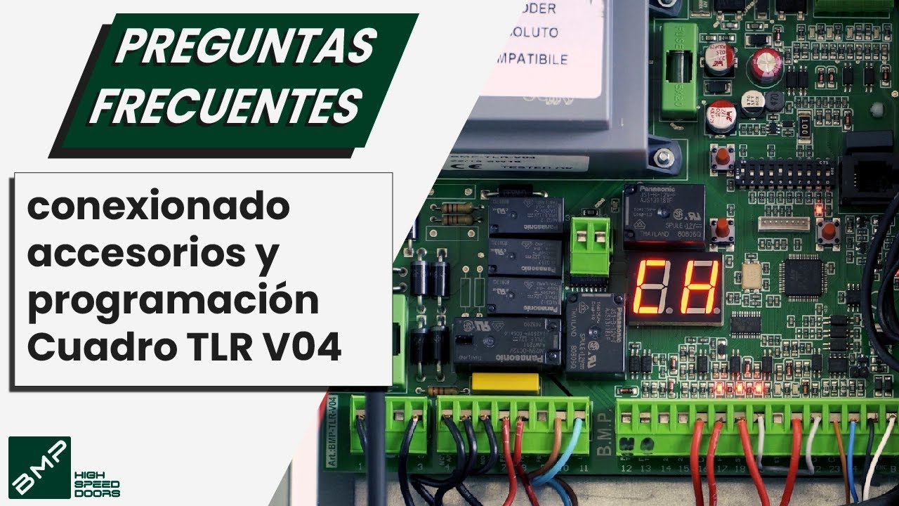 BMP IBERICA - Vídeo tutorial conexionado y programación cuadro TLV V04 modelos ROLL / PACK