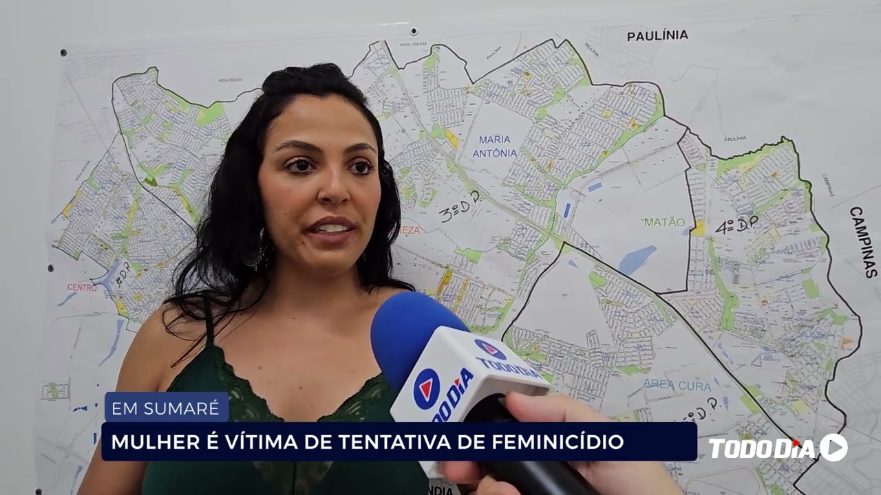 EM SUMARÉ: MULHER É VÍTIMA DE TENTATIVA DE FEMINICÍDIO