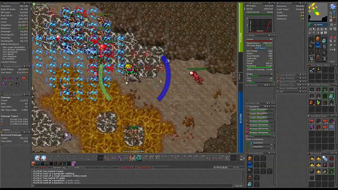 Upper Spike -2 ~ SOLO EK 31 (runes) ~ 140k raw xp/h + profit
