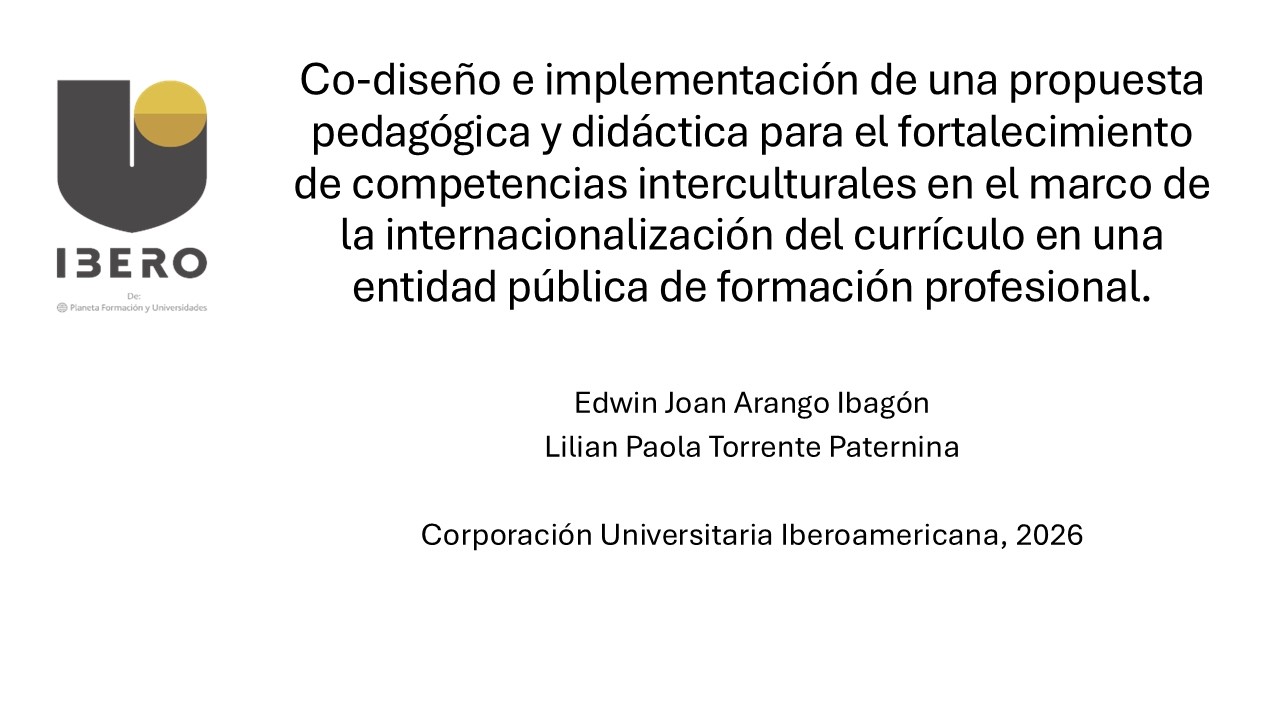 Co-diseño/implementación propuesta pedagógica para fortalecimiento competencias interculturales