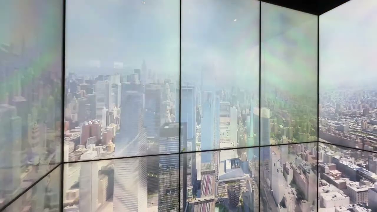 AWESOME 1400 FPM Otis Compass Double Deck Elevators at the Edge At Hudson Yards in New York, NY