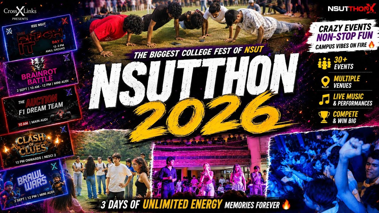 NSUT THON 2026 🎉 | This Is What NSUT Feels Like!
