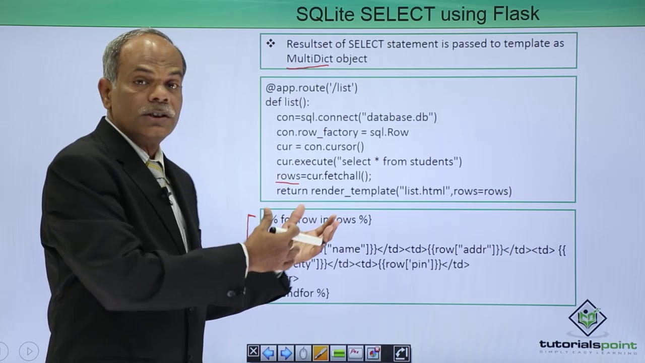 Flask Framework - SQLite