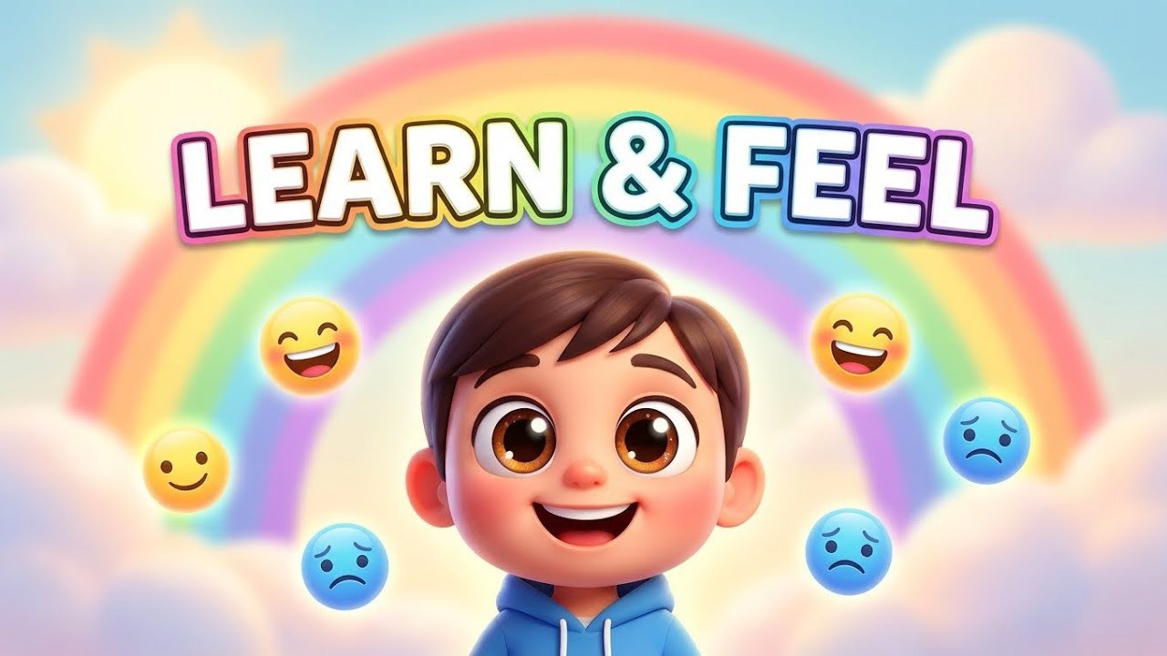 🌈 Learn Feelings, Numbers & Good Habits | 3D Animated Kids Learning Video,Learner TV