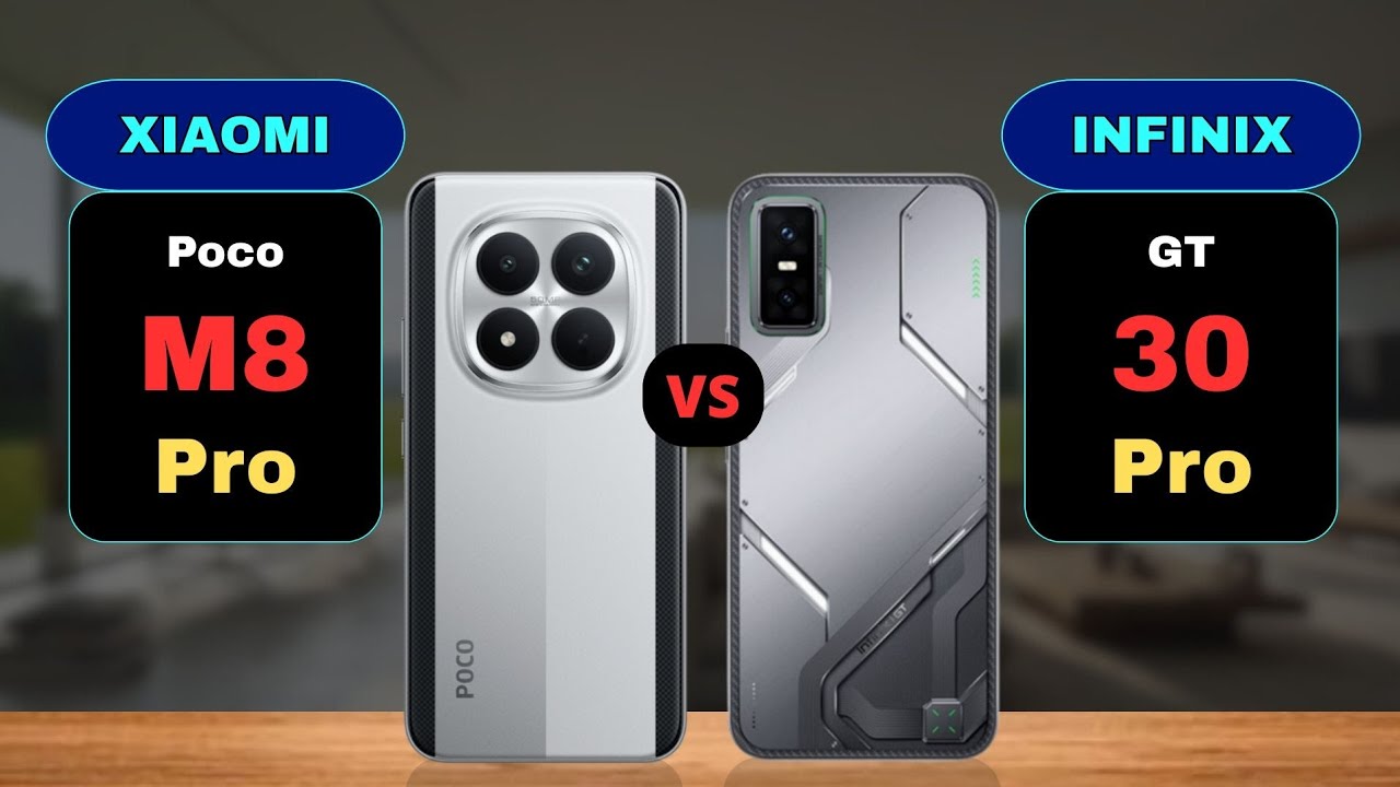 Poco M8 Pro 5G vs Infinix GT 30 Pro 5G Comparison