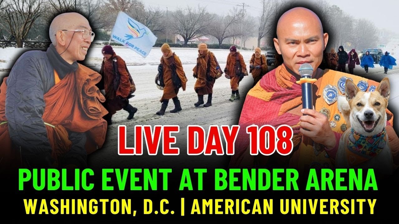 🔴 Livestream: Day 108 — Public Event at Bender Arena, Washington, D.C.