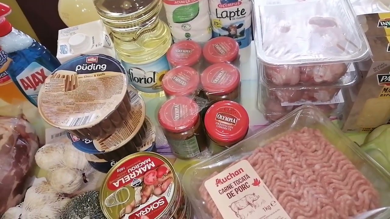 Cumpărături alimentare Auchan 10-2-2024