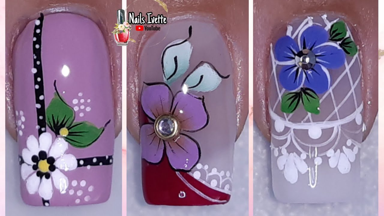3 modelos de decoración de uñas/diseños de uñas variados y bonitos/tutoriales de decoración de uñas3
