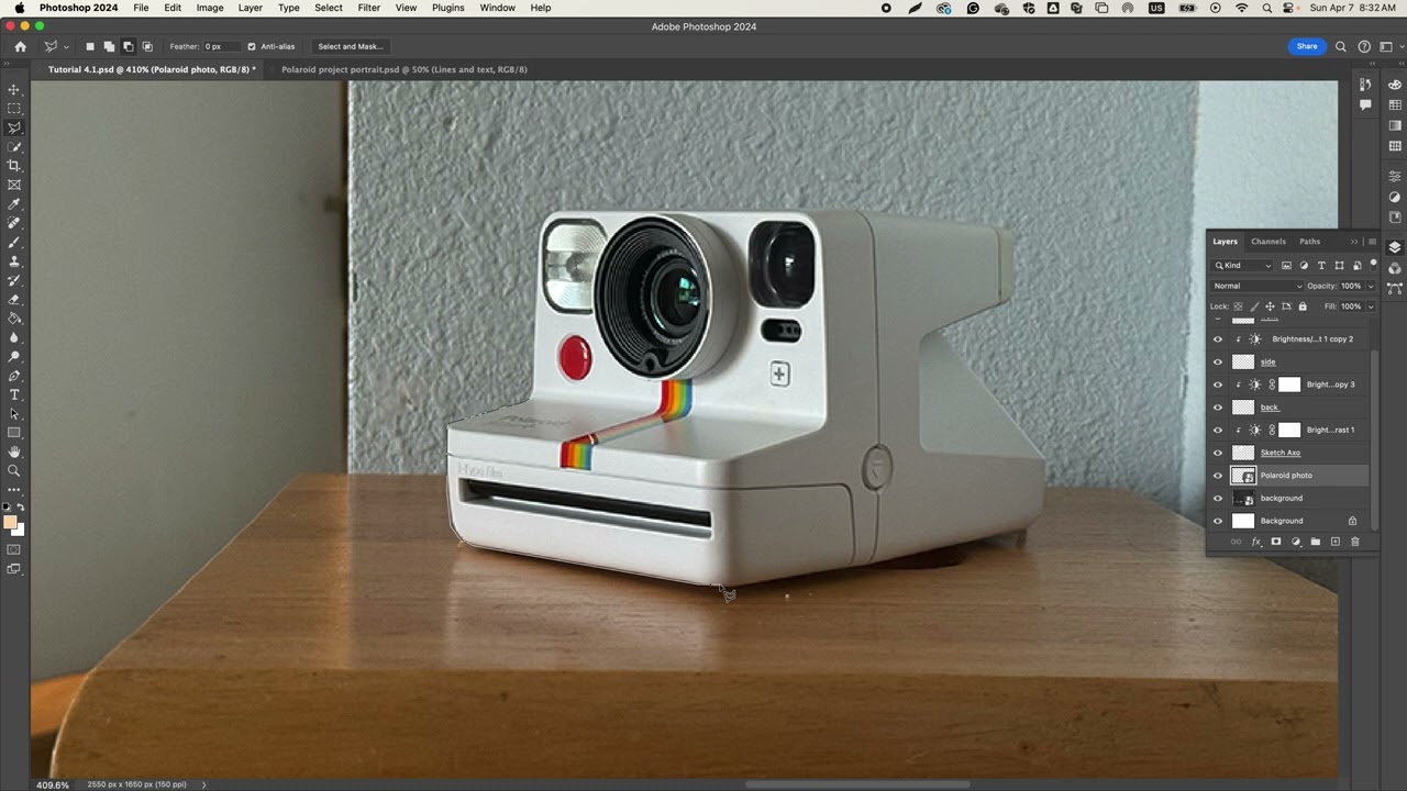 Tutorial A4.2 - Photoshop Editing