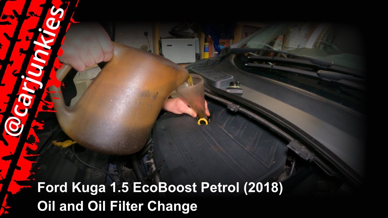 Ford Kuga 1.5 EcoBoost Petrol (2018) - Oil and Oil Filter Change