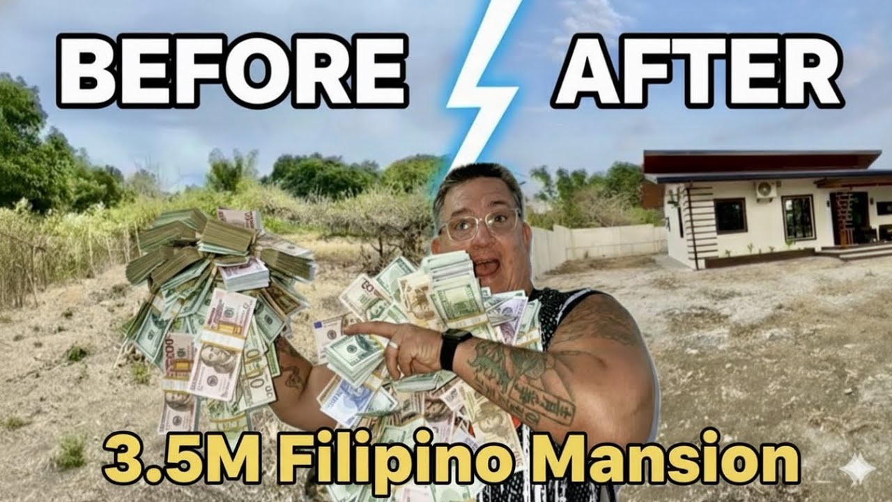3.5M Filipino Mansion Before and After 