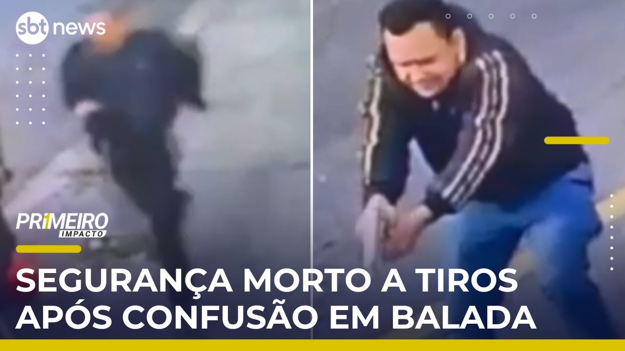 Homem colocado para fora de balada volta e mata segurança | #PrimeiroImpacto