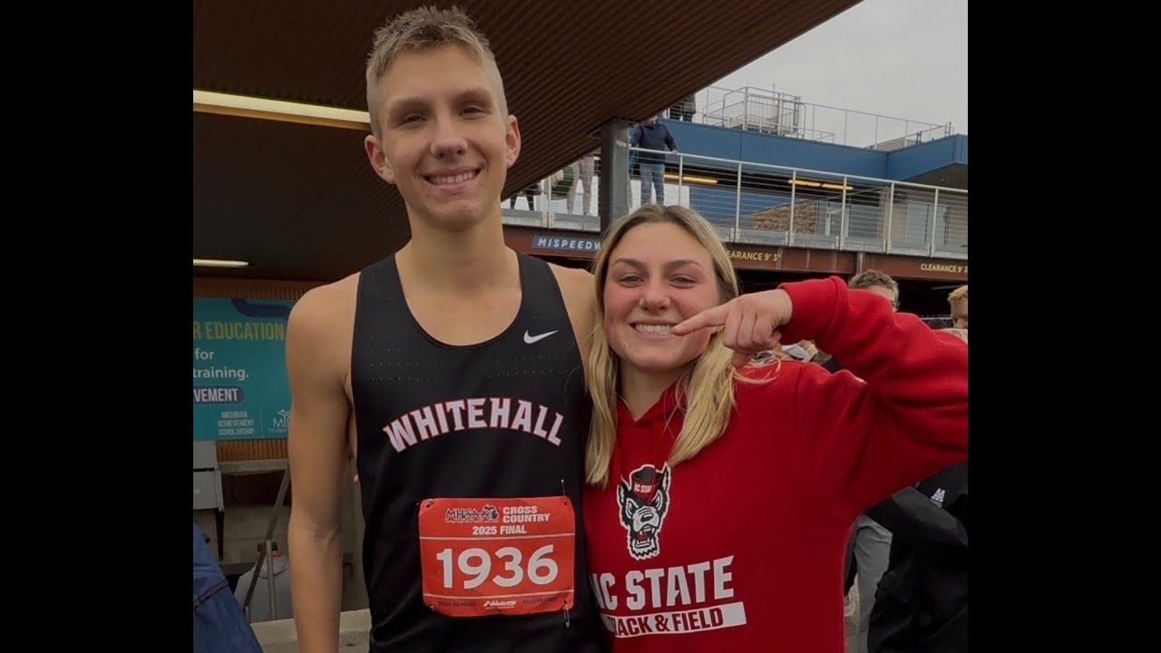 Bobby Jazwinski finds fit at Whitehall, wins 2025 MHSAA Division 2 cross-country state title