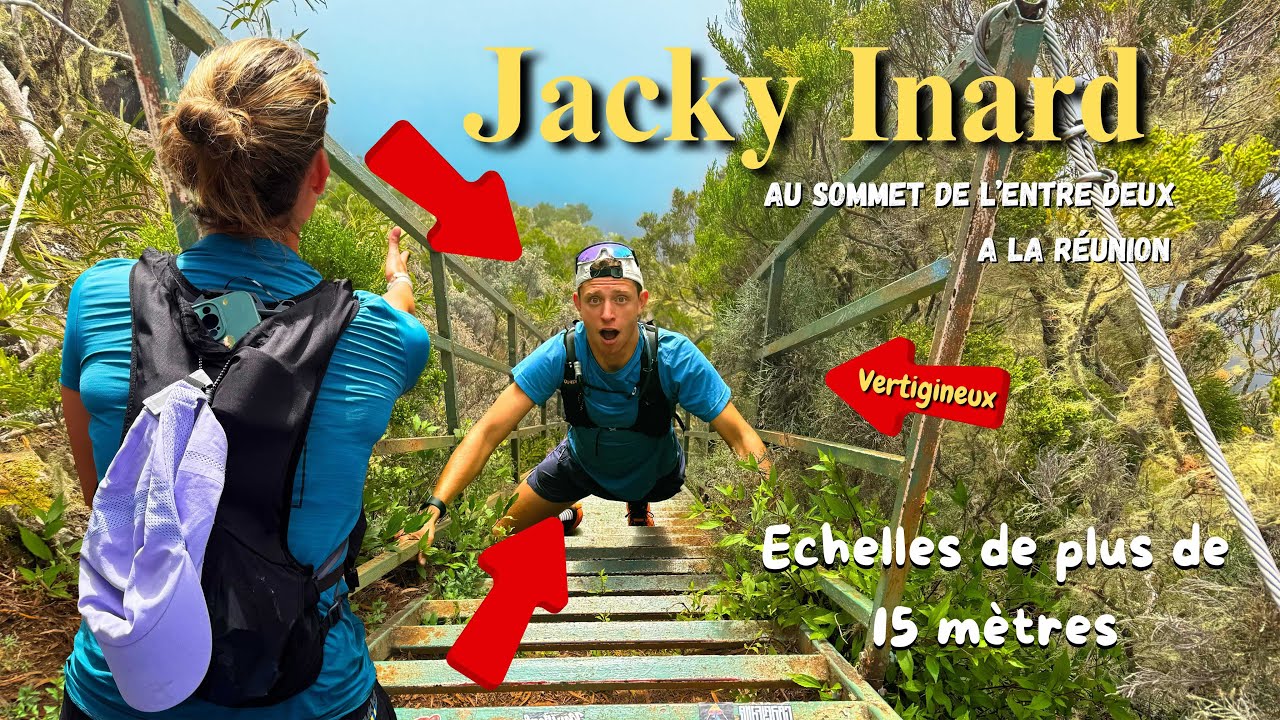 La plus grande échelle de la Réunion !! Jacky Inard à l'Entre deux !