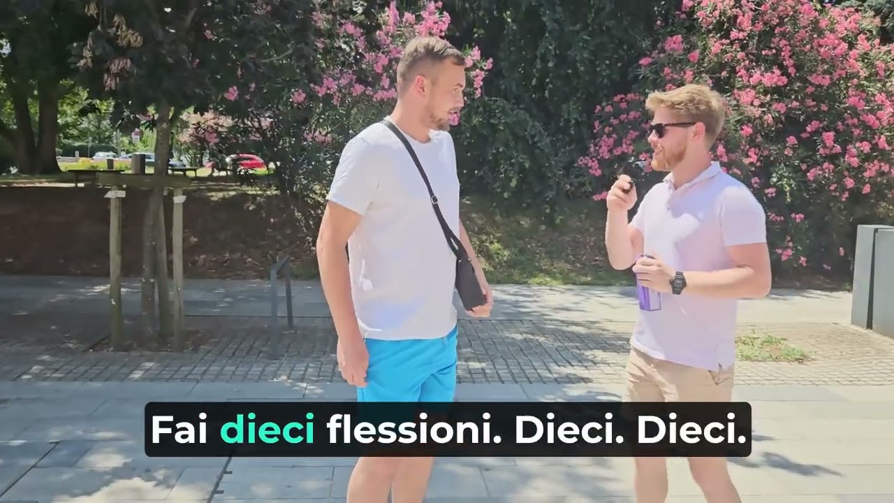 &Scaron;portni izziv: SKLECI // Sfida sportiva - FLESSIONI