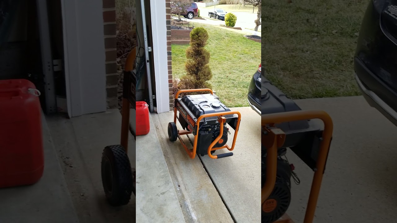 Generac Generator Start Up and Storage