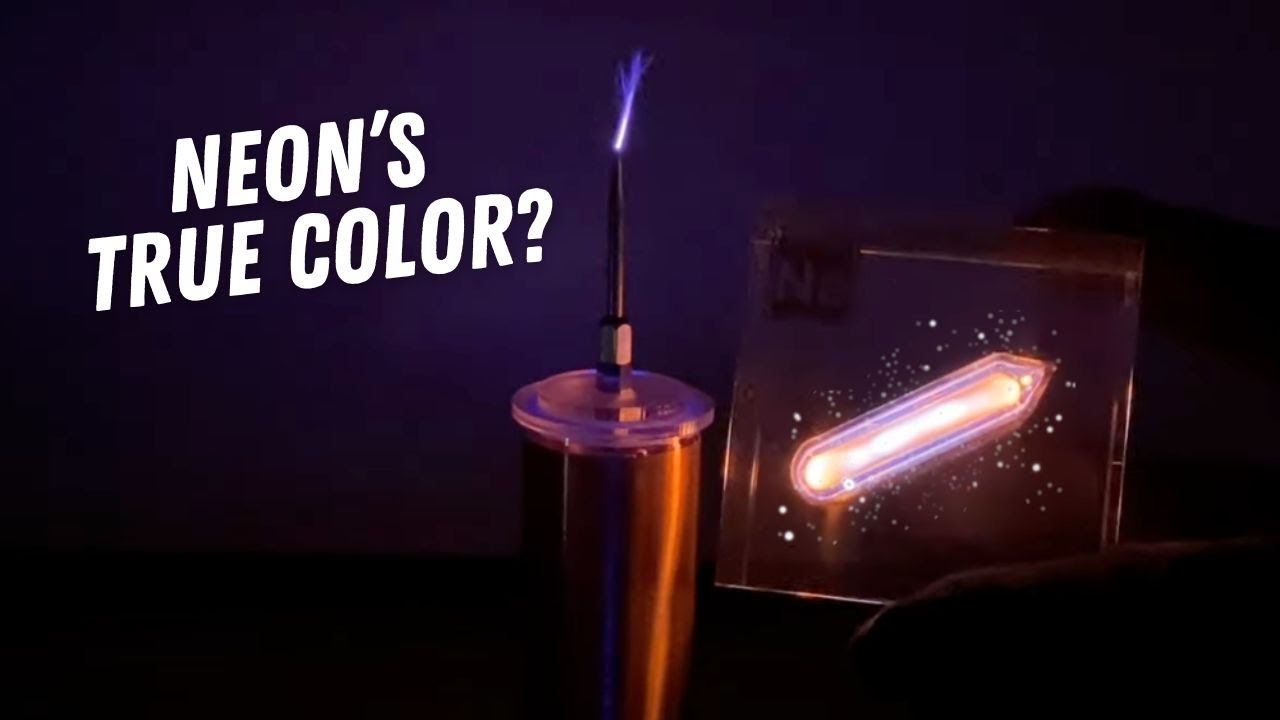 Neon: What is its real color and how can we make it glow?🧪🔬