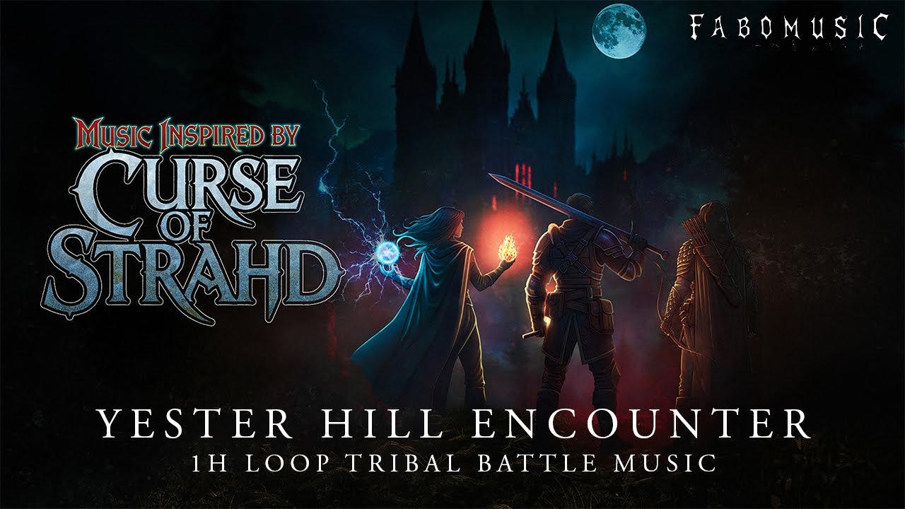 Yester Hill Encounter | Unofficial Curse of Strahd Fan OST | 1h Battle Music Loop