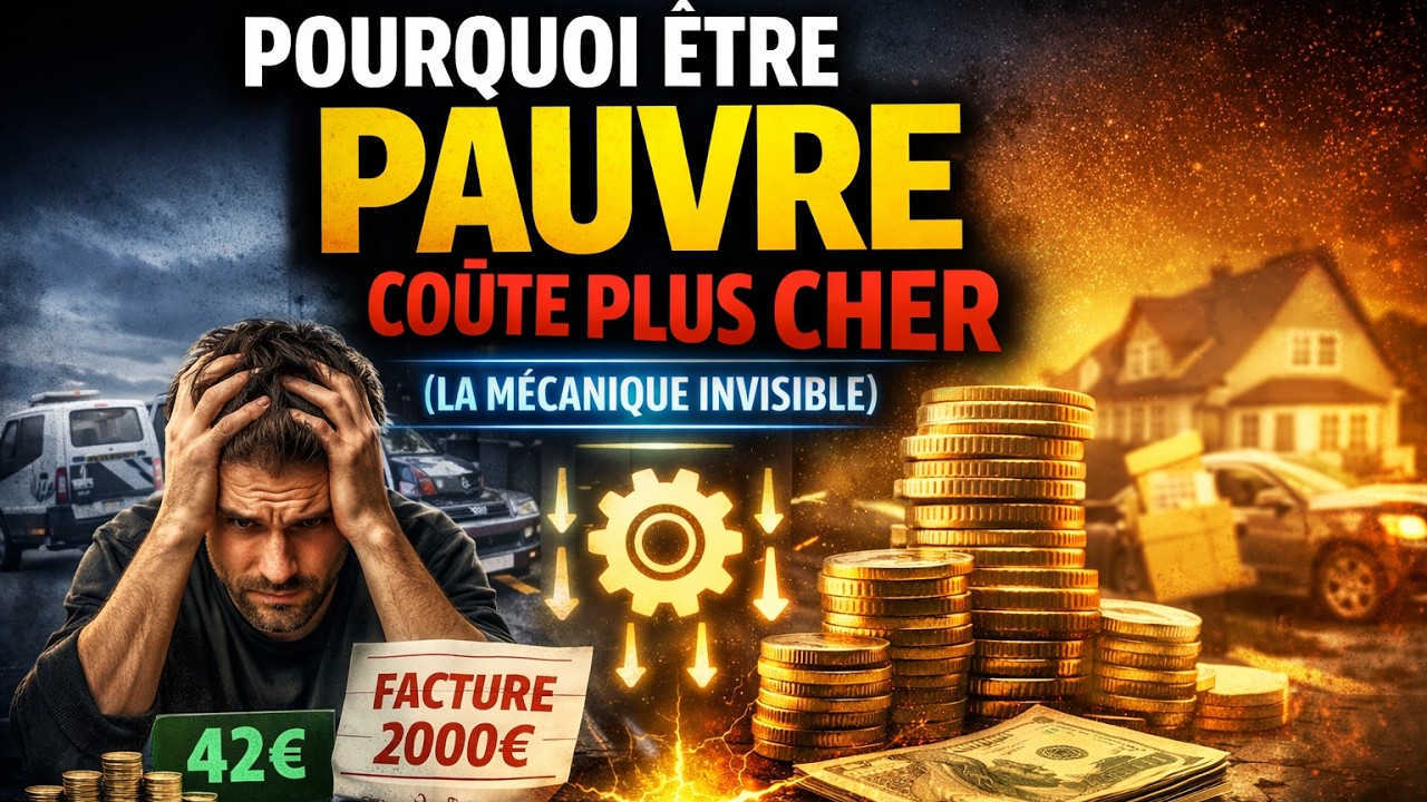 Pourquoi être PAUVRE coûte plus cher (la mécanique INVISIBLE)