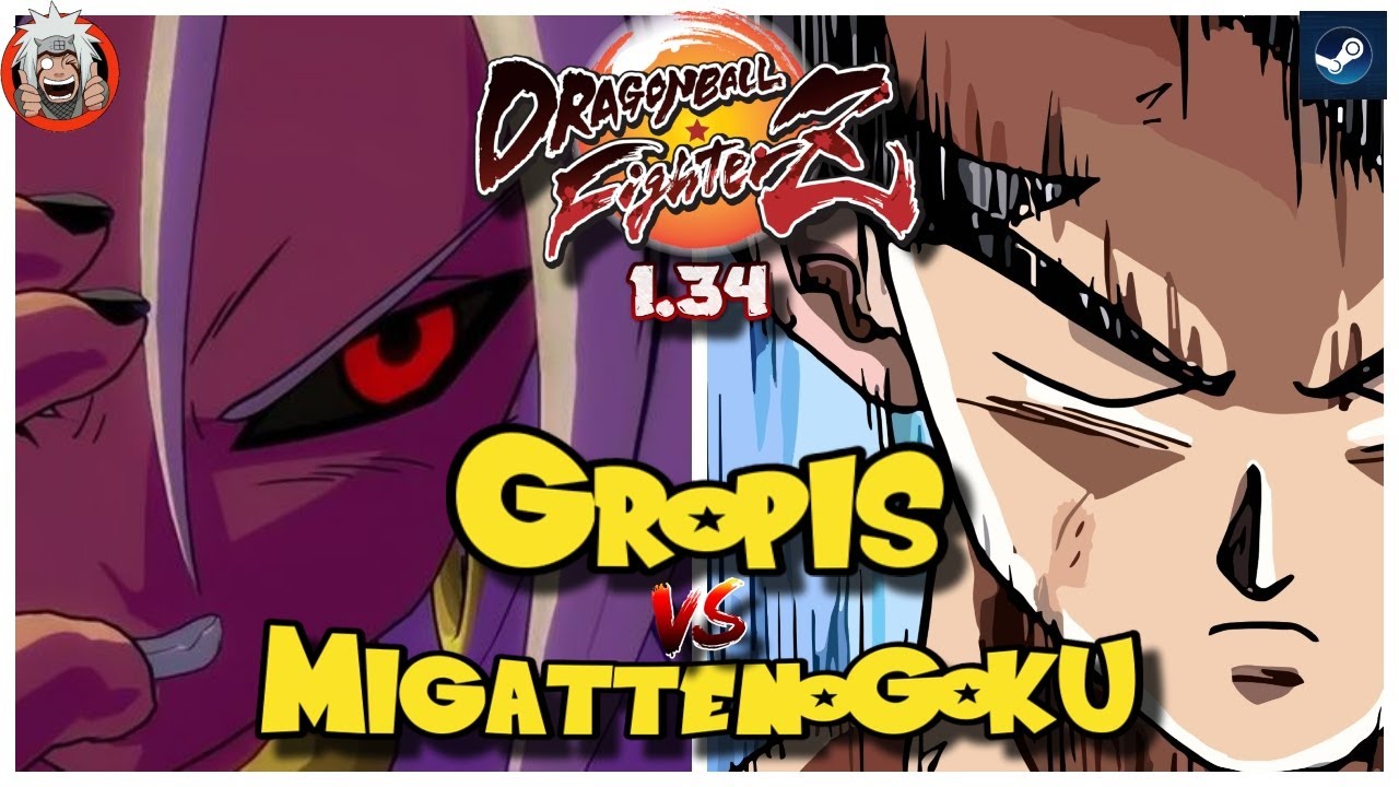 DBFZ Gropis vs MigatteNoGoku (A21, Baby2, Frieza) vs (GokuUI, GokuSSB, Hit) 1.34