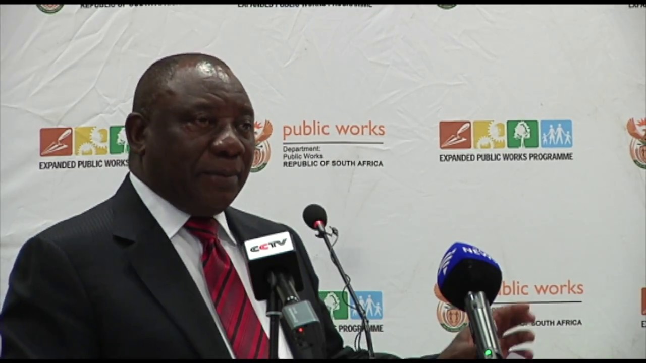 Deputy President Cyril Ramaphosa addresses 5th Expanded Public Works Programme Summit