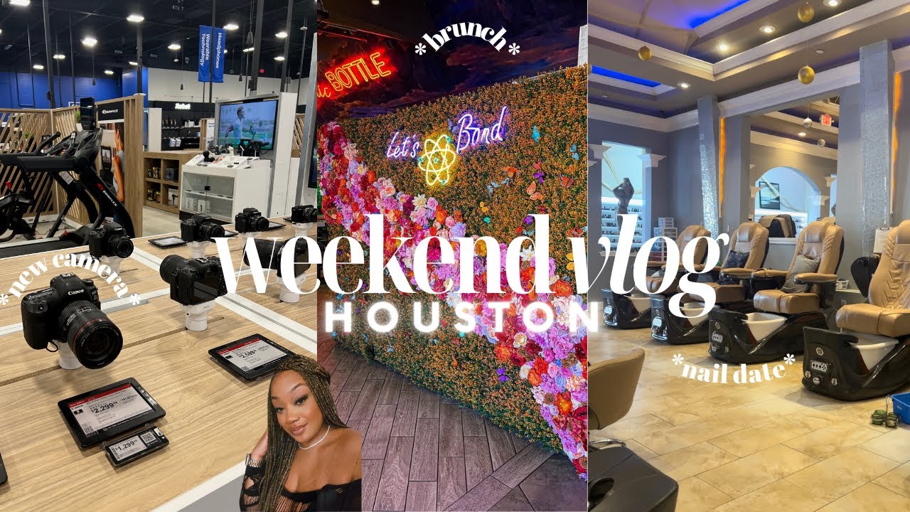 HOUSTON VLOG: LIT BRUNCH + IKEA FAIL + NAIL DATE + SHOPPING