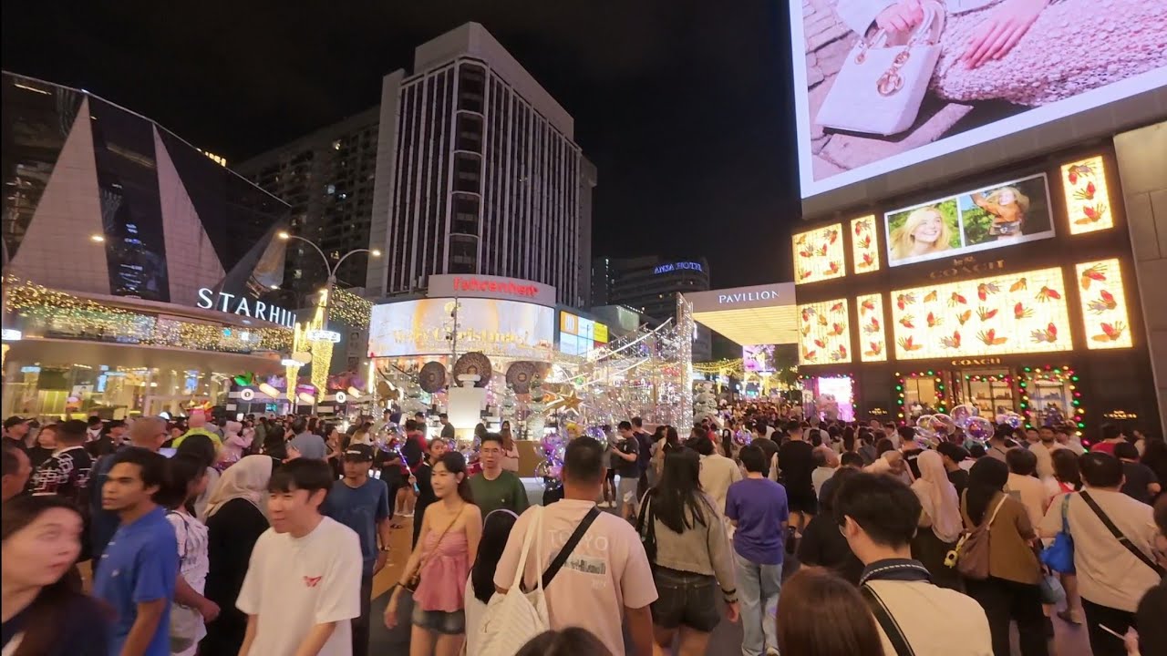 2025pavilion商圈，&nbsp;KL Bukit Bintang武吉免登暴走vlog｜吉隆坡最热闹的市中心长这样