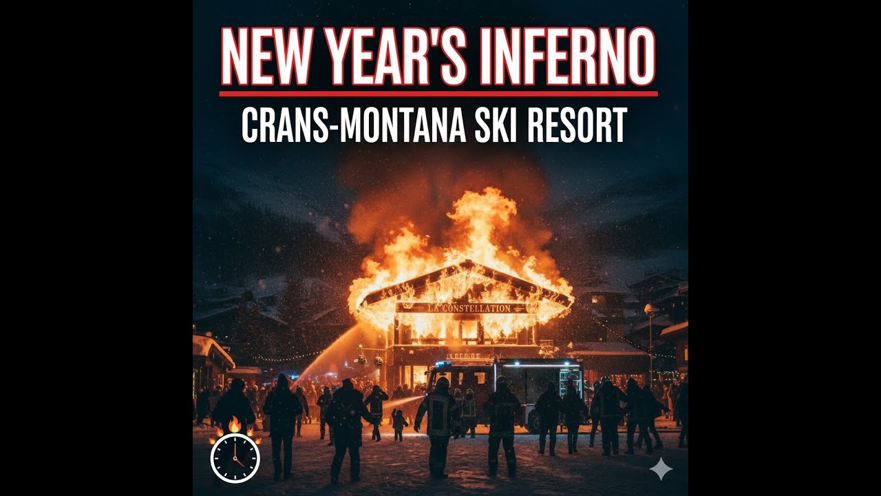 New Year's Eve Inferno: Crans-Montana Ski Resort Bar Engulfed by Flames