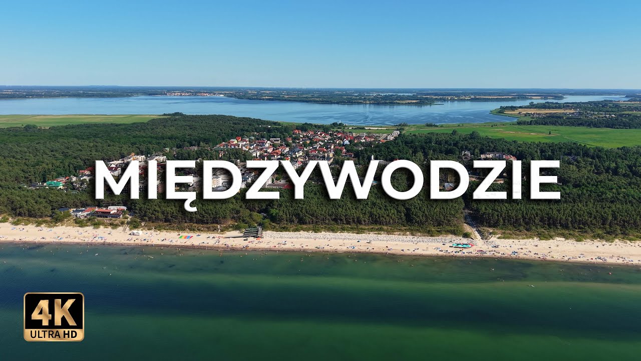 Ukryty raj między morzem a zalewem! Międzywodzie 2025 z lotu ptaka [4K]