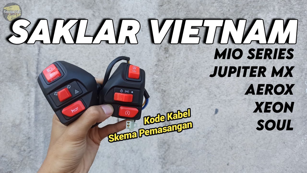 Kode Kabel Saklar Vietnam Set dan Skema Pemasangan