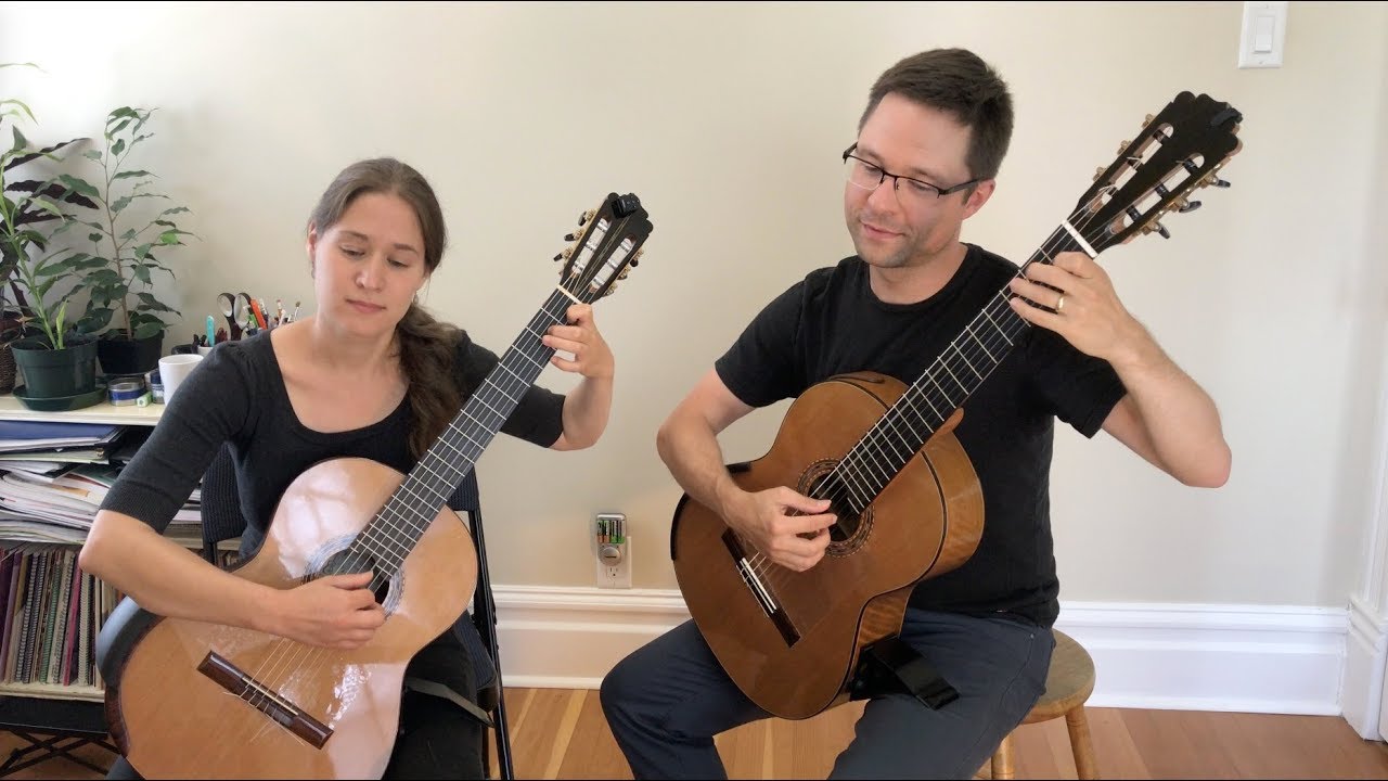 Vol. 2 Method Duets: Andante in G Op.27 by Carulli for Classical Guitar