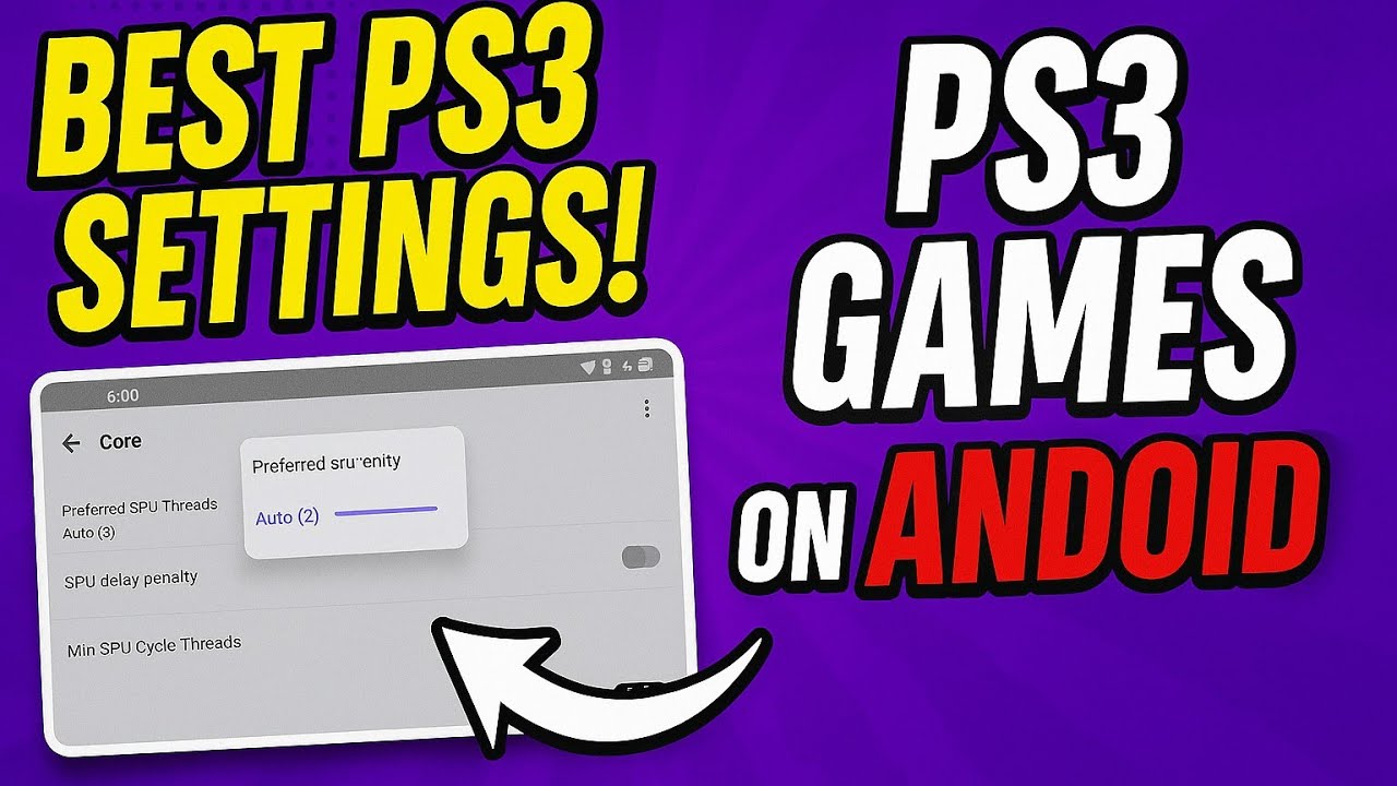 Settingan Wajib Emulator PS3 Android! Biar Game Nggak Lag & Auto Lancar!