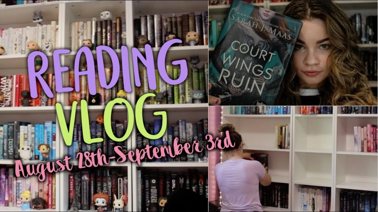 REORGANIZING MY BOOKSHELVES | Reading Vlog #6 (August 28th-September 3rd)