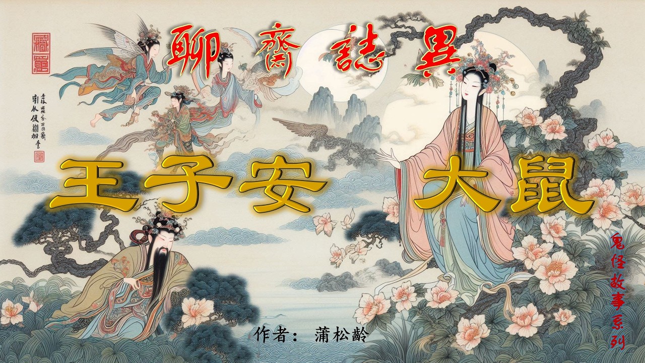 【聊齋誌異】王子安&大鼠（白話文）#古畫欣賞#助眠故事#民間傳說#古典名著故事#志怪異聞#蒲松齡#小說