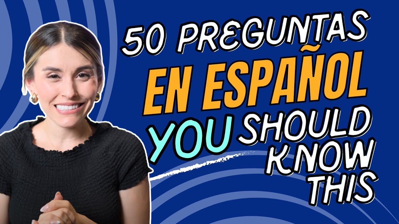 Spanish Listening Exercise: I Answer 50 Common Questions in Spanish🤓