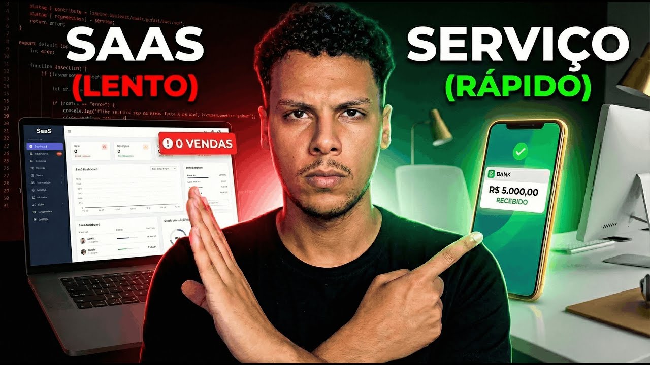Pare de Criar SaaS em 2026. Faça ISSO Primeiro (R$ 40k em 3 Meses)