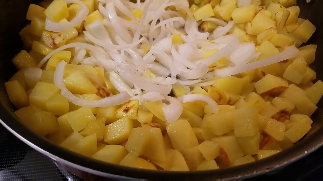 PAPAS ENCEBOLLADAS/RECETA FACIL,DELICIOSA Y RENDIDORA