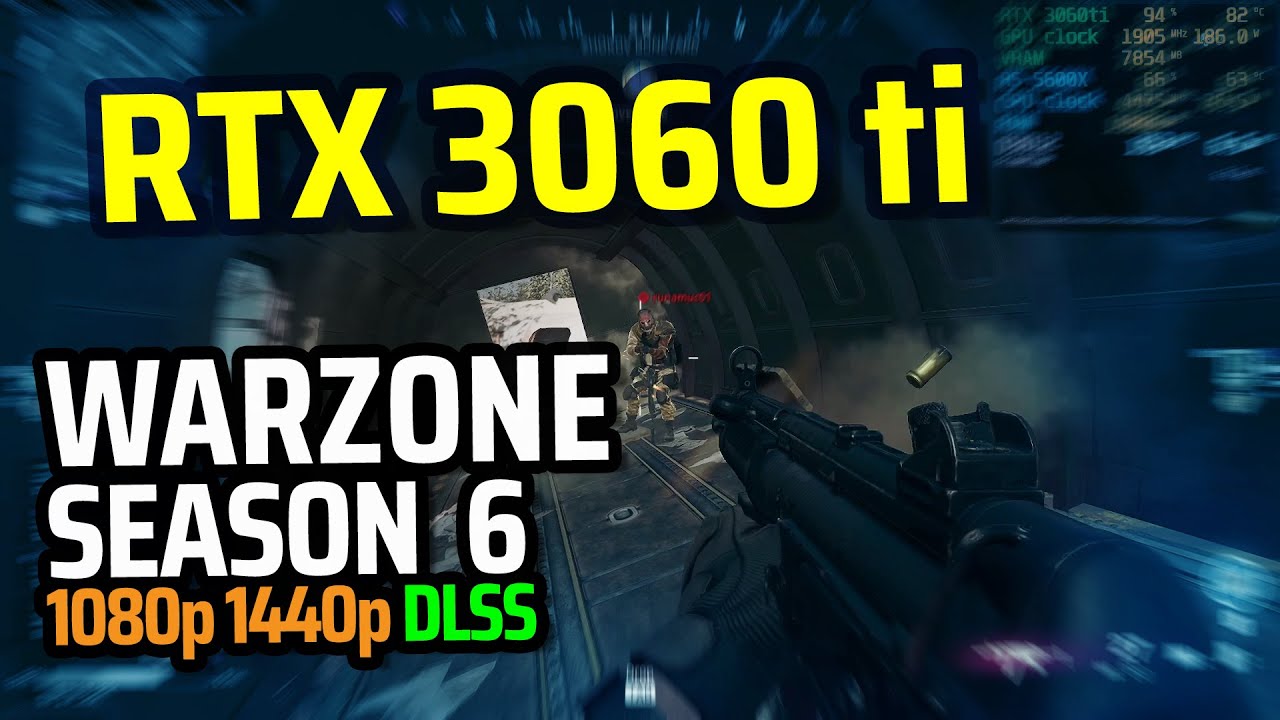 RTX 3060 ti - COD Warzone (1080p, 1440p, 4K, DLSS)