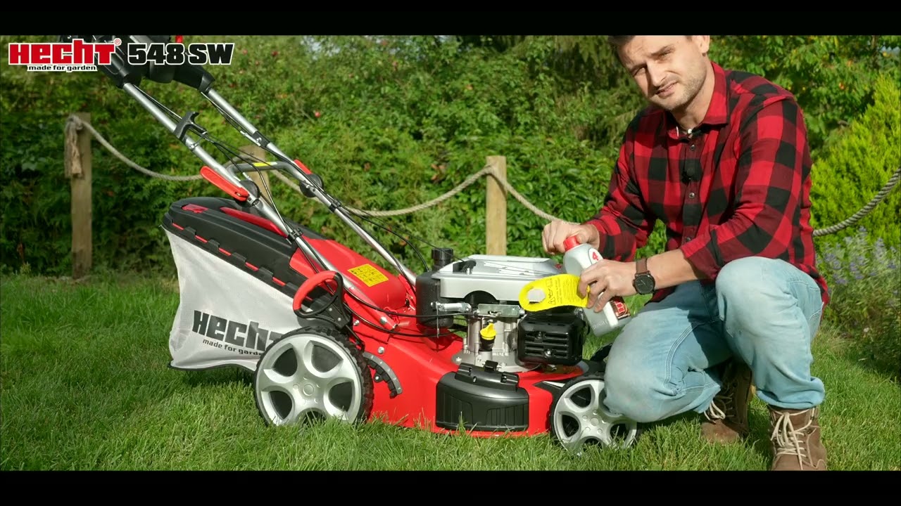 UNBOXING! Benzínová sekačka s pojezdem HECHT 548 SW