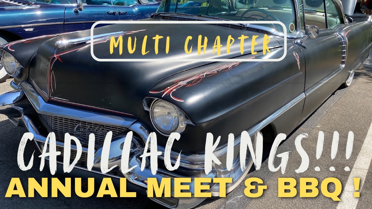 Cadillac Kings! If you love caddies take a look! Multi chapter annual barbecue coverage