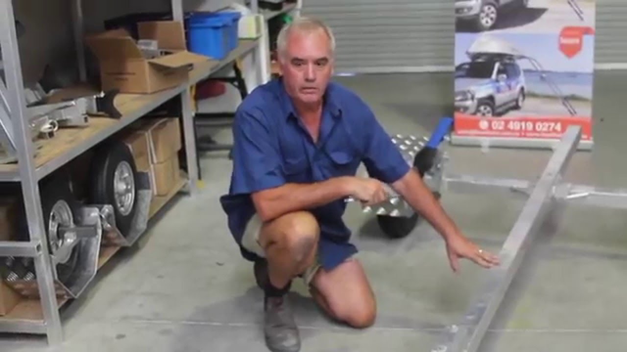 Folding Boat Trailer - Assembly || Boathoist Loading Systems