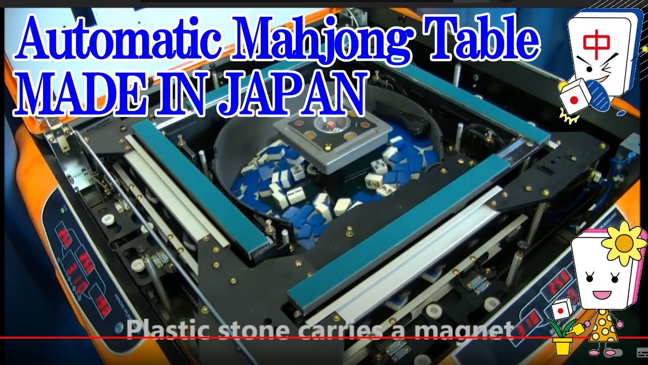 Automatic Mahjong Table Made in Japan!