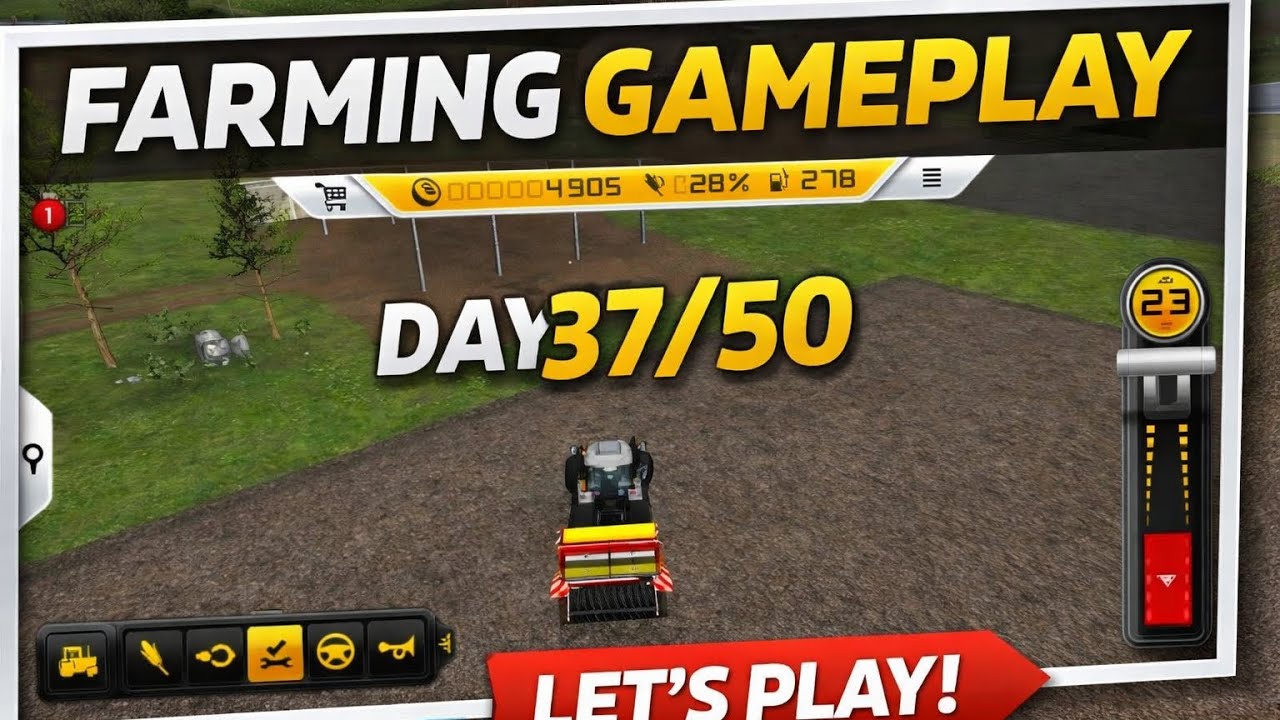Day 37/50 farming good game play today amazing game 🎯🎮 FS14 
