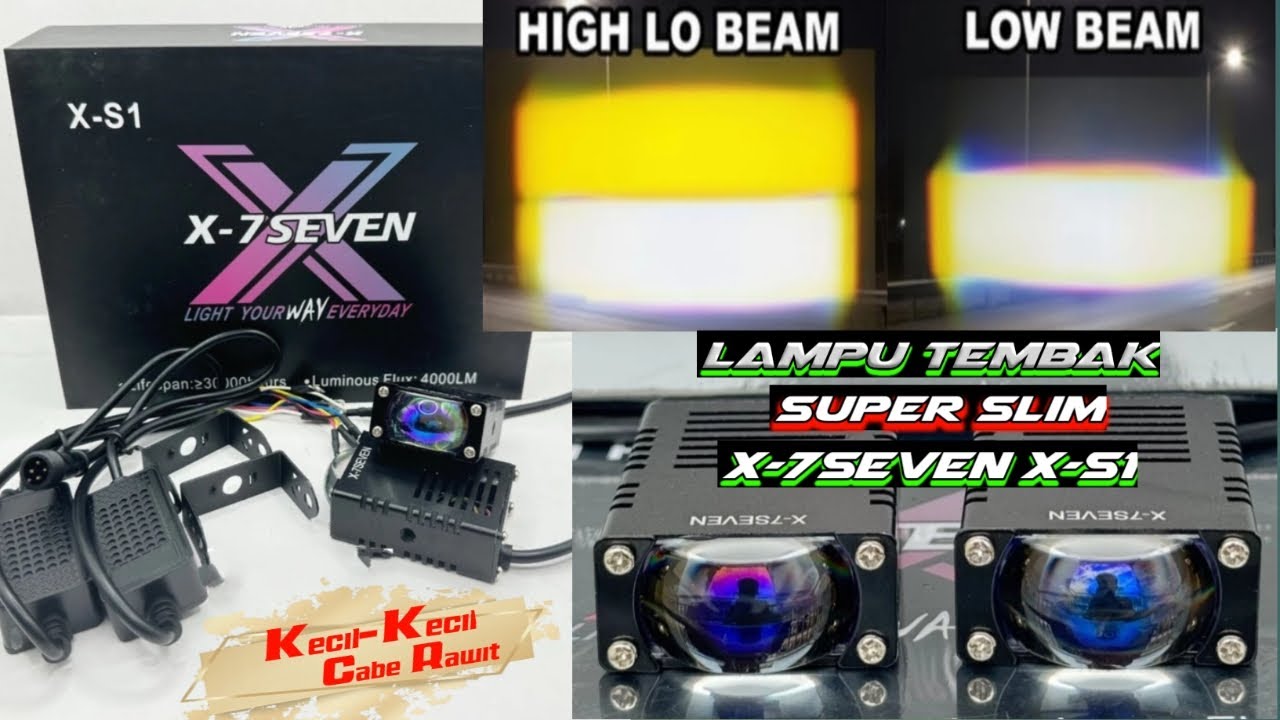 Lampu Tembak Super Slim X 7Seven X-S1