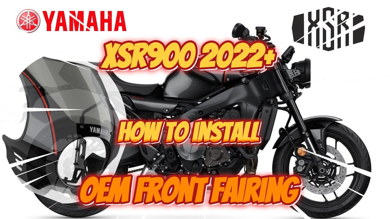 Yamaha XSR900 2022+ HOW TO INSTALL The OEM Front Fairing