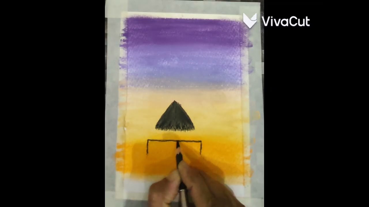 Easy oil pastel🥰🎨 drawing#trending #viral #artlower